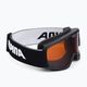 Skibrille für Kinder Alpina Piney black matt/orange