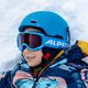 Skibrille für Kinder Alpina Piney blue matt/orange 8