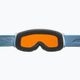 Skibrille für Kinder Alpina Piney white/skyblue matt/orange 7