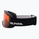 Skibrille Alpina Nakiska black matt/orange 4