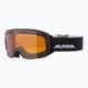 Skibrille Alpina Nakiska black matt/orange 6
