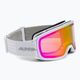 Skibrille Alpina Nakiska Q-Lite white matt/pink