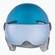 Skihelme für Kinder Alpina Zupo Visor Q-Lite turquoise matt 10