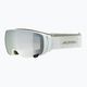 Skibrille Alpina Double Jack Mag Q-Lite white gloss/mirror black 7