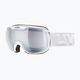 Skibrille UVEX Downhill 2 S LM white mat/mirror silver/clear 55//438/126 6