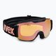 Skibrille UVEX Downhill 2 S black mat/mirror rose colorvision yellow 55//447/243
