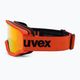 Skibrille UVEX Athletic FM fierce red mat/mirror orange 55//52/313 4