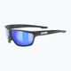 UVEX Sportstyle 706 schwarz matt/verspiegelt blau Sonnenbrille