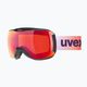 UVEX Downhill 2100 CV S2 Skibrille schwarz shiny/mirror scarlet/colorvision orange 5