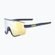 UVEX Sportstyle 236 Set blau matt/verspiegelt gelb/klar Sonnenbrille