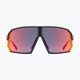 UVEX Sportstyle 237 schwarz matt/rot verspiegelte Sonnenbrille 2