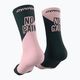 DYNAFIT No Pain No Gain Laufsocken blassrosa/blubertär 2