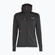 Trekking Sweatshirt Hoodie Damen Salewa Agner Hybrid PL/DST black out melange