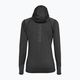 Trekking Sweatshirt Hoodie Damen Salewa Agner Hybrid PL/DST black out melange 2