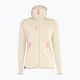 Trekking Sweatshirt Hoodie Damen Salewa Agner Hybrid PL/DST oatmeal melange