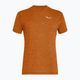 Herren Salewa Puez Melange Dry orangefarbenes T-shirt