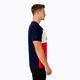Herren Trainings-T-Shirt PUMA ESS+ Colorblock Tee navy blau und rot 848770_06 3