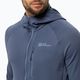 Men's Jack Wolfskin Kolbenberg Hooded Fz Abendhimmel Fleece-Sweatshirt 4