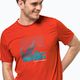 Jack Wolfskin Herren-Trekking-T-Shirt Wandern Grafik orange 1808761_3017 3