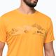 Jack Wolfskin Peak Graphic Herren-Trekking-T-Shirt orange 1807183 3