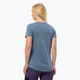 Jack Wolfskin Damen-Trekking-T-Shirt Vonnan S/S Grafik elementar blau 2