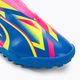 PUMA Match Ll Energy TT + Mid Jr Kinder Fußballschuhe leuchtend pink/ultra blau/gelb alert 7