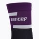 CEP Herren Kompressions-Laufsocken 4.0 Mid Cut violett/schwarz 4