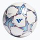 adidas UCL League 23/24 Fußball weiß/silbermetallic/bright cyan/royal blau Größe 5 2