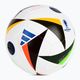 adidas Fussballiebe Trainig Euro 2024 Fußball weiß/schwarz/glow blau Größe 5 2