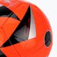 Fußball adidas Fussballiebe Trainig Euro 2024 solar red/black/silver metallic Größe 5 3