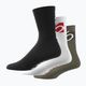 adidas FIVE TEN Cushioned Crew Socke 3 Paar oliv strata/weiß/schwarz 6