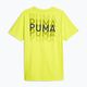 Herren Trainings-T-Shirt PUMA Graphic Tee Puma Fit gelb geplatzt 2