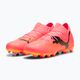 PUMA Future 7 Pro FG/AG Jr Kinder Fußballschuhe sunset glow/puma schwarz/sun stream 10