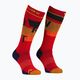 Herren Skisocken ORTOVOX Freeride Long Socks Cozy cengla rossa 5