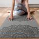 Yoga Design Lab Flow Pure 6 mm grün Mandala Holzkohle Yogamatte 6