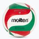 Molten Volleyball V5M2500-5 weiß/grün/rot Größe 5