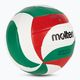 Molten Volleyball V4M1500 weiß/grün/rot Größe 4 2