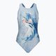 Speedo Digital Placement Splashback einteiliger Badeanzug für Kinder blau 07386D787