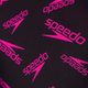 Speedo Boom Logo Allover Medalist einteiliger Badeanzug für Damen G118 schwarz/rosa 12199G118 3