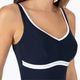 Speedo ContourLuxe Solid Shaping einteiliger Badeanzug für Damen navy blau 68-10417G709 4
