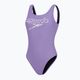 Einteiliger Badeanzug Damen Speedo Logo Deep U-Back violett 68-12369 4