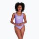 Einteiliger Badeanzug Damen Speedo Logo Deep U-Back violett 68-12369 5