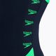 Einteiliger Badeanzug Damen Speedo Boom Logo Splice Muscleback dunkelblau-grün 68-129 4