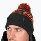 Fox International Collection Bommel schwarz/orange Wintermütze 7