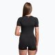 Damen Trainings-T-Shirt Gymshark Vital Seamless schwarz/mergel 3