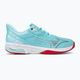 Damen Tennisschuhe Mizuno Wave Exceed Tour 5 AC tanger turquoise/fiery coral 2/weiß 2