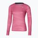 Lauf Longsleeve  Damen Mizuno Premium Aero Tee sangria sunset