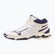 Herren Volleyball Schuhe Mizuno Wave Voltage Mid weiß / blaues Band / mp gold 3