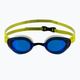 Nike Vapore Mirror gelb-blaue Schwimmbrille NESSA176 2