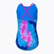 Nike Tie Dye Spiderback einteiliger Badeanzug für Kinder blau NESSC719-458 2